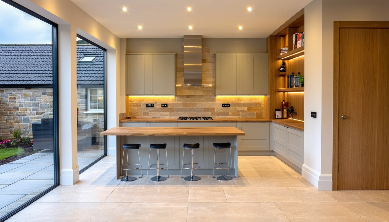 Skilled joinery and tiling work completed by Conwy Valley Home Solutions